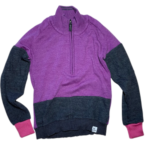 Ty.Bles - Cardigan /sweet hoodie i merrinould, upcykling, 116 cm (6 r), enestende model