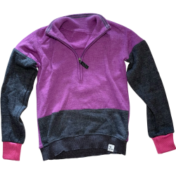 Ty.Bles - Cardigan /sweet hoodie i merrinould, upcykling, 116 cm (6 r), enestende model