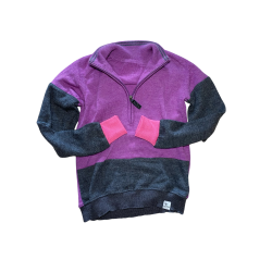 Ty.Bles - Cardigan /sweet hoodie i merrinould, upcykling, 116 cm (6 r), enestende model