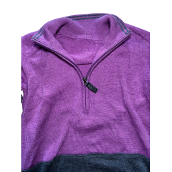 Ty.Bles - Cardigan /sweet hoodie i merrinould, upcykling, 116 cm (6 r), enestende model