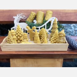 Bivokslys, dekoration til jul