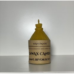 100% Bivokslys- Hndlavet Lys, Bistade i str, 8,5