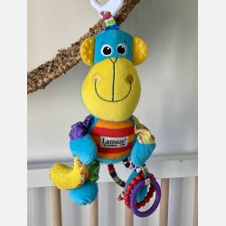Lamaze - Aktivitetslegetj, Monkey med ophng, Brugt i meget god stnad