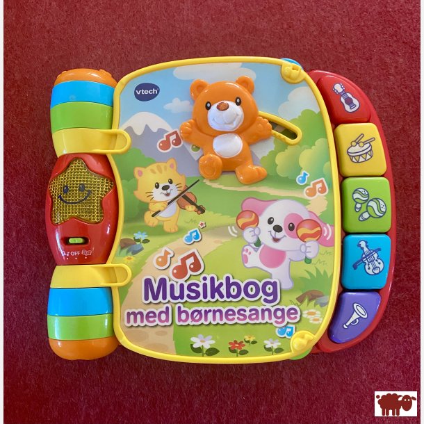 Vtech - Baby musikbog med brnesange, bamse