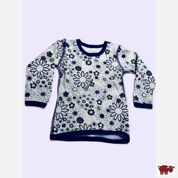 Joha- Joha blomstret pigebluse i uld � str. 92 (brugt)