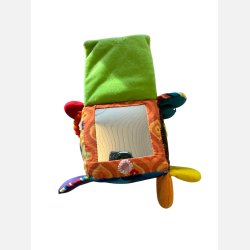 Lamaze -S�d oph�ngt aktivitetsterning med bl�de materialer, genbrug