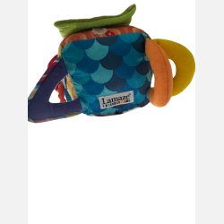 Lamaze -S�d oph�ngt aktivitetsterning med bl�de materialer, genbrug