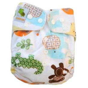 Lulajbaby - BAMBOO Lommeble i ubleget bambus,  One Size /4-17 kg, Safari