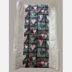 Lulajbaby - Universal bomuldsbetr�k til puslepude med elastik � Flotte babym�nstre