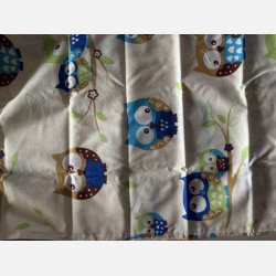 Lulajbaby - Universal bomuldsbetr�k til puslepude med elastik � Flotte babym�nstre