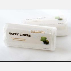 Lulajbaby - Papirindl�g til stofbleer Stay-Dry- perfekt alternativ til Disana engangsblepapir/100 ark