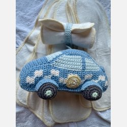 Lulajbaby - Langt boosterindl�g i bambus til moderne stofbleer� 13,5 x 37 cm | 3 lag