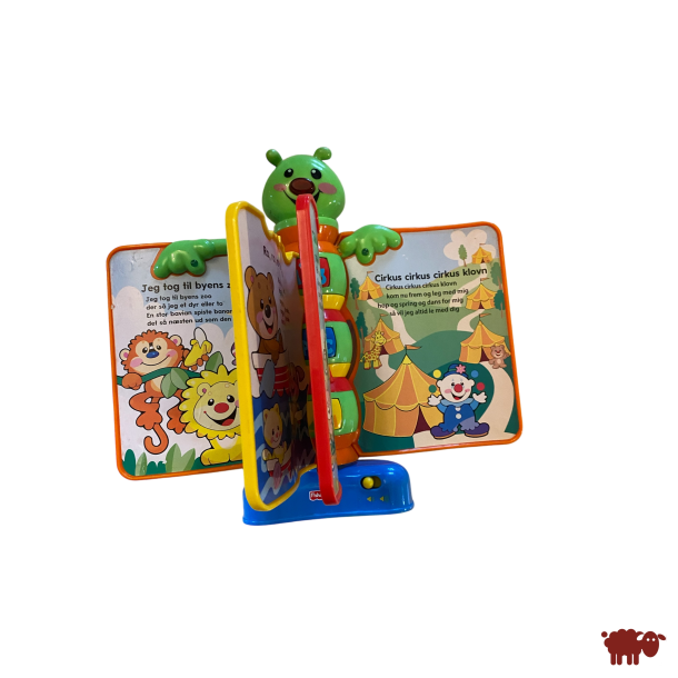 Fisher Price - Baby musikbog med brnesange, bamse