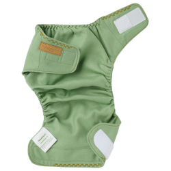 Puppi - Cover til genanvendelige stofbleer i bld merinould Basil