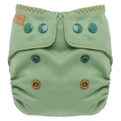 Puppi - Cover til genanvendelige stofbleer i bld merinould Basil