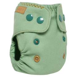 Puppi - Cover til genanvendelige stofbleer i bld merinould Basil