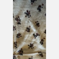 Name it - Pigebukser i  merinould, lyser�d med blomstermotivet, brugte, like NY, 74 cm 