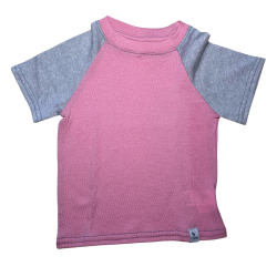 Ty.Bles - Bluse med korte arme/ t-shirt i merinould med, Zero Waste, 98 cm (3 r)