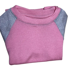 Ty.Bles - Bluse med korte arme/ t-shirt i merinould med, Zero Waste, 98 cm (3 r)