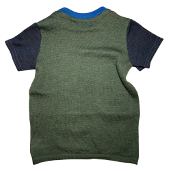 Ty.Bles - Bluse med korte arme/ t-shirt i merinould, Zero Waste, 104 cm (4 r)