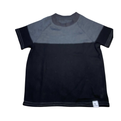 Ty.Bles - Bluse med korte arme/ t-shirt i merinould, Zero Waste, 110 cm (5 r)