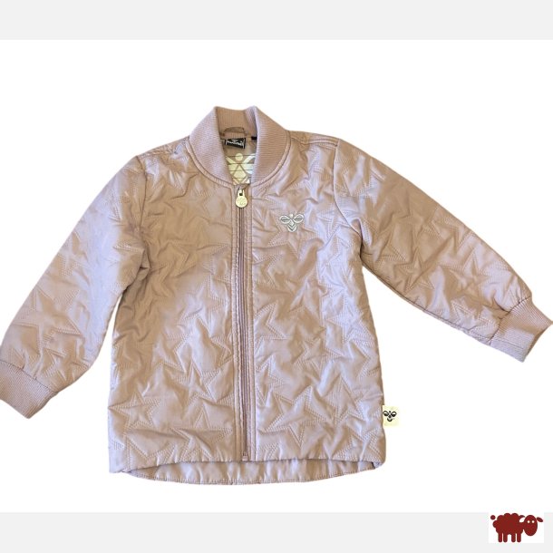 Hummel - Termojakke i pastel lyserød, str. 104, brugt som ny