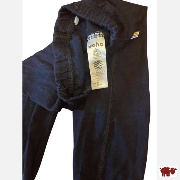 Joha - bukser i merinould, navy, 70 cm