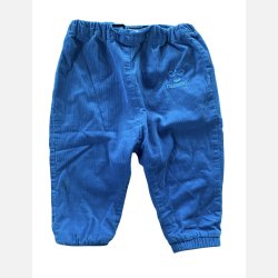 Hummel - Bukser i 2 -lags  bomuld, 2 lags, bl og gr, 68 cm