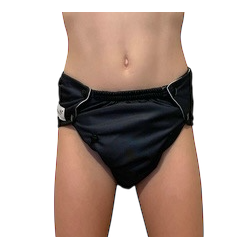 Pupus - Genanvendelige Junior trusser til natlig inkontinens (5-12 r), sorte