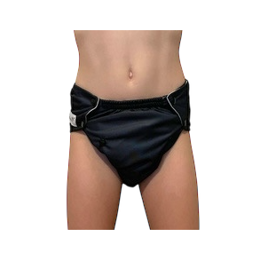 Pupus - Genanvendelige Junior trusser til natlig inkontinens (5-12 r), sorte