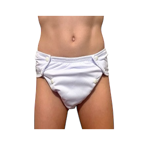 Pupus - Genanvendelige Junior trusser til natlig inkontinens (5-12 r), hvide