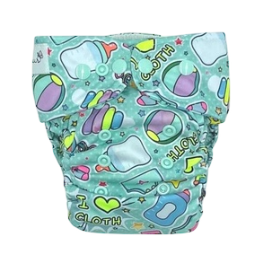 Pupus - AIO- All in One Genanvendelig ble, 8 absorberende lag, bambus & bomuld, DJ Bobo