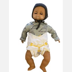 Pupus - TETRA- flyformet bindeble, 100 % bomuld stofble, 9 lags i midten