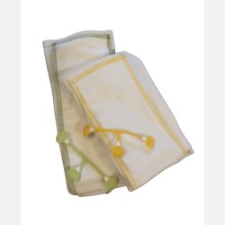 Pupus - TETRA- flyformet bindeble, 100 % bomuld stofble, 9 lags i midten