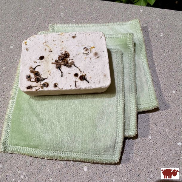 Puppi - Sk�nsomt babyvask - vaskeklud