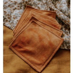 Puppi - Vaskeklude i bl�d bambus, rustik brun, 15 x 15 cm, 1 stk.