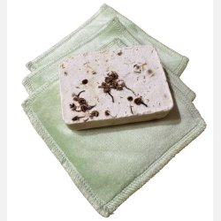 Puppi - Vaskeklude i bambus, mint farve, 1 stk.