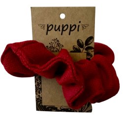 Puppi - Scrunchie i Merinould � 100% Bionedbrydelig H�rsnoer, Stor