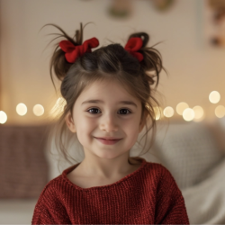 Puppi - Scrunchie i Merinould � 100% Bionedbrydelig H�rsnoer, Lille