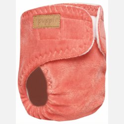 Puppi - Formsyet bambusble med en lomme, natble ``Coral Bloom��