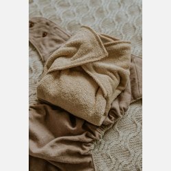 Puppi - Maksimal absorberende og bl�d bambus foldbar indsats, mocca farve