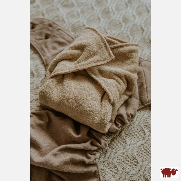 Puppi - Maksimal absorberende og bl�d bambus foldbar indsats, mocca farve