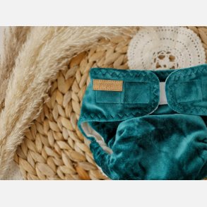 Puppi - Formsyet bambusble med en lomme, natble ``Arctic Lake``