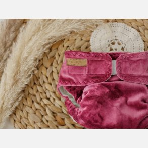 Puppi - Formsyet bambusble med en lomme, natble ``Rose Petal��
