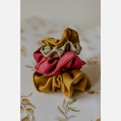 Puppi - Scrunchie i Merinould � 100% Bionedbrydelig H�rsnoer, Stor