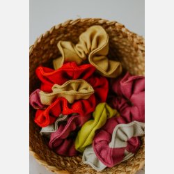 Puppi - Scrunchie i Merinould � 100% Bionedbrydelig H�rsnoer, Lille