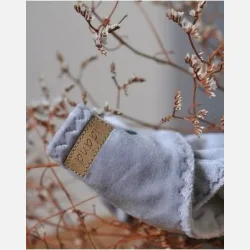 Puppi - Formsyet bambusble med en lomme, Morning Mist