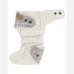 Puppi - Formsyet bambusble med en lomme, Morning Mist