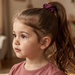 Puppi - Scrunchie i Merinould � 100% Bionedbrydelig H�rsnoer, Lille