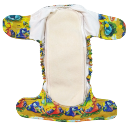 Pupus - AIO- All in One Genanvendelig ble,  bambus &amp; bomuld, Drager